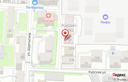 Отель Альтаир на карте