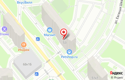 Кафе Еврик в Красногвардейском районе на карте
