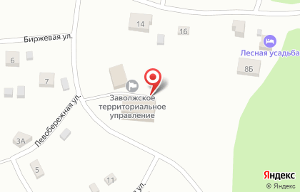 Заволжское территориальное управление на карте