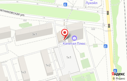 Киоск по продаже фруктов и овощей, район Бирюлёво Восточное на Булатниковской улице на карте