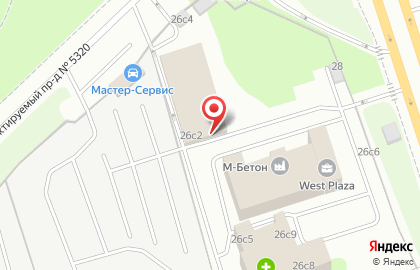 БЦ West plaza в Очаково-Матвеевском на карте