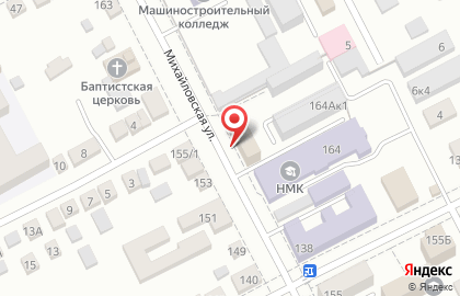 ТЦ Орбита на Михайловской улице на карте