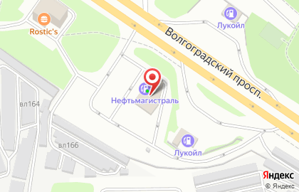 Ресторан быстрого питания Магбургер на Волгоградском проспекте, 166 к 2 на карте