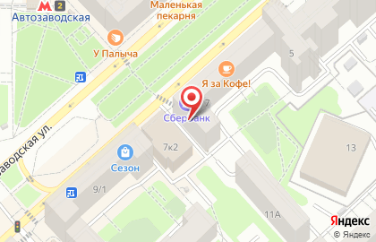 Продуктовый магазин в Москве на карте