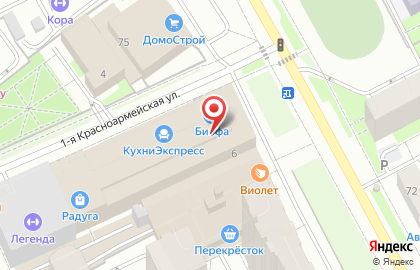 Торговый дом Аскона в Свердловском районе на карте