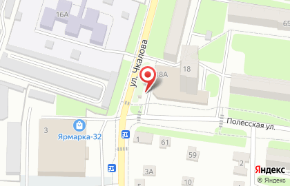 Молокомат Молочные Реки на Полесской улице на карте