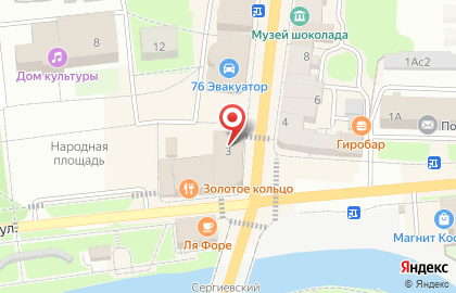 Россельхозбанк в Ярославле на карте