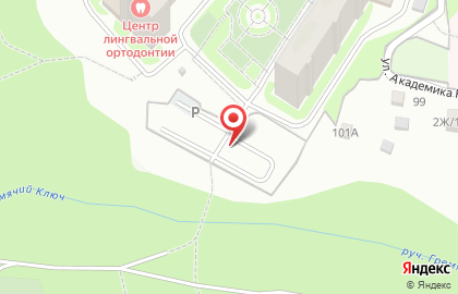 Автостоянка в Красноярске на карте
