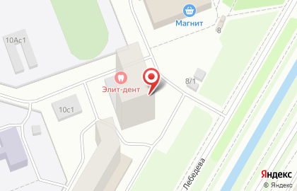 Оптово-розничный магазин сантехники Помощник на улице Лебедева на карте