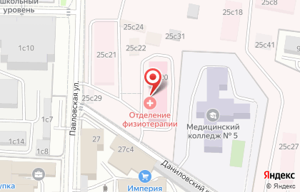 Страховая медицинская компания Ресо-мед в Даниловском районе на карте