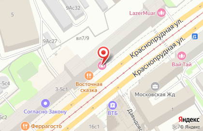 Магазин интимных товаров Эротик Сити в Красносельском районе на карте