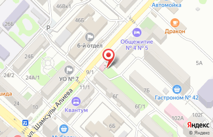 Продуктовый магазин в Махачкале на карте