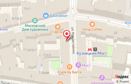Интернет-магазин ИзоЛьна.ру на улице Рождественка на карте