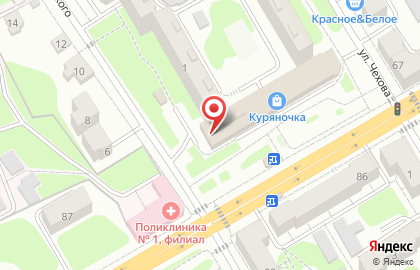 Магазин-склад косметики Irisk на улице Дзержинского на карте