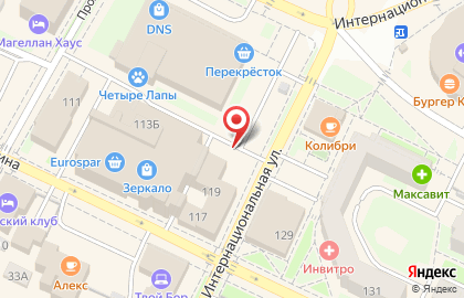 Магнолия на улице Ленина на карте