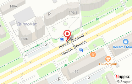 Торговая компания Пресса на проспекте Ленина, 146/1 киоск на карте