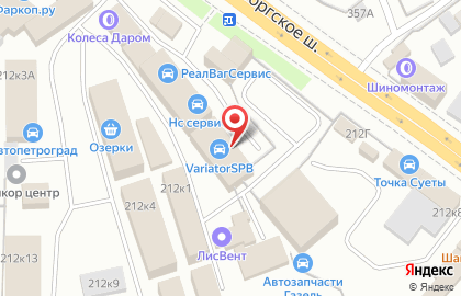 Тюнинг-центр Тонинг на Выборгском шоссе на карте