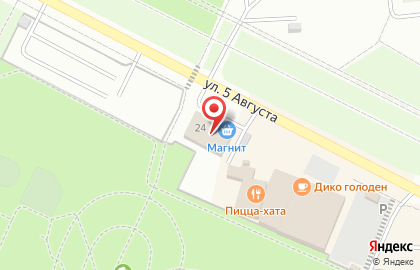 Супермаркет Магнит в Белгороде на карте