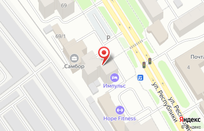 Туроператор Anex tour в Центральном районе на карте