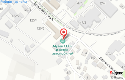 Планета Автостекла на Воронежской улице на карте