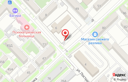 Киоск по продаже хлебобулочных изделий в Центральном районе на карте