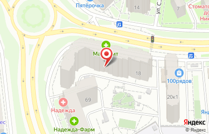 Медицинский центр Будьте здоровы на улице Свиридова на карте