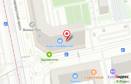 Спортивный клуб Born2Fight в Пушкинском районе на карте