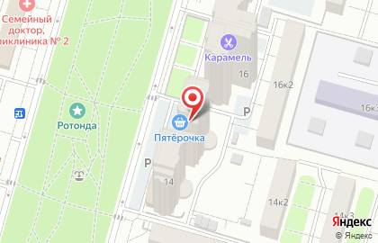 Супермаркет Пятёрочка на бульваре Генерала Карбышева на карте