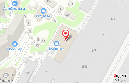 Автосервис Форсаж на улице Орджоникидзе на карте