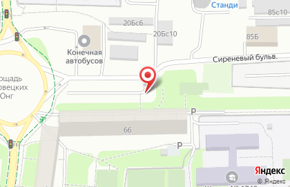 Сиреневый 66 на карте