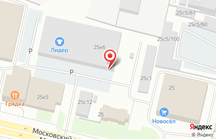 Мебельный гипермаркет Аллея Мебели на Московском проспекте на карте