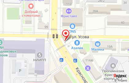 Киоск по продаже печатной продукции на Красноармейской улице на карте