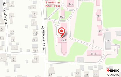 Больница Скорая медицинская помощь в Первомайском районе на карте
