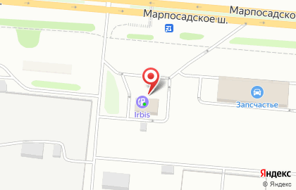 Сеть АЗС Irbis на Марпосадском шоссе на карте