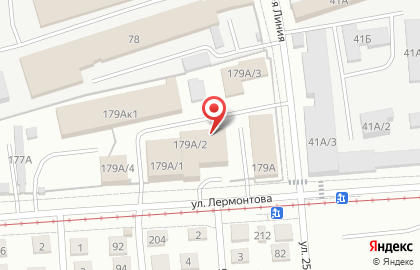 Чистое Дело в Центральном районе на карте