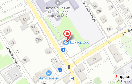 Ветеринарная клиника Доктор Zoo НН на Стрелковой улице на карте