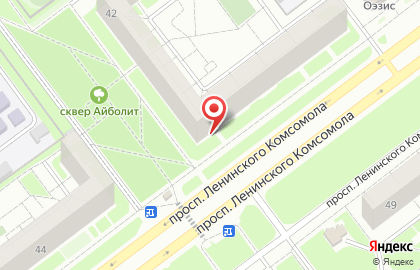 Косметическая компания Oriflame на проспекте Ленинского Комсомола на карте