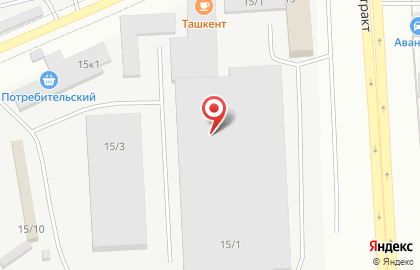 Автокомплекс Потребительский на карте