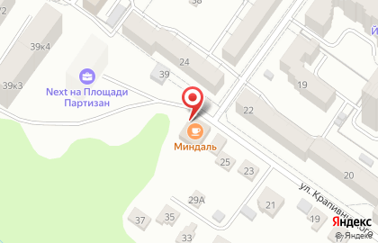 Продуктовый магазин в Брянске на карте