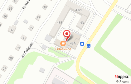 Супермаркет Корзинка в Барнауле на карте