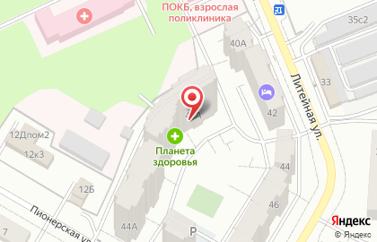 Отделение службы доставки Boxberry на Литейной улице на карте