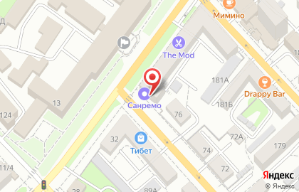 Оптово-розничная сеть магазинов сантехники Санремо в Кировском районе на карте