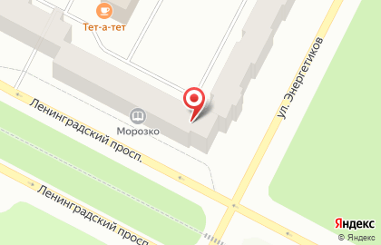 Общественная приемная партии Единая Россия на Ленинградском проспекте на карте