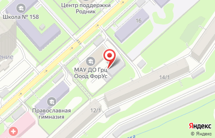 Автосервис Автодело в Калининском районе на карте