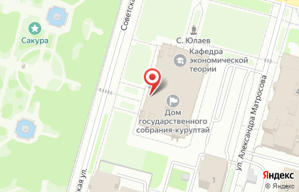 Дом Государственного Собрания-Курултая Республики Башкортостан на карте