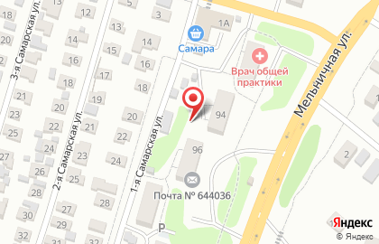 Почтовое отделение №36 на Мельничной улице на карте