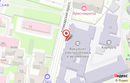Санкт-Петербургский государственный электротехнический университет на карте
