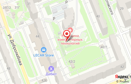 Салон красоты Орхидея в Кировском районе на карте