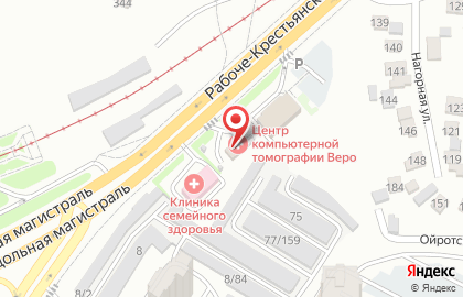 Аквалэнд на Рабоче-Крестьянской улице на карте