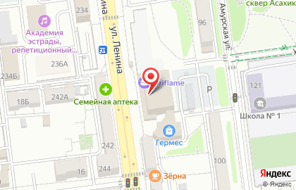 Салон оптики Оптимист Оптика в Южно-Сахалинске на карте
